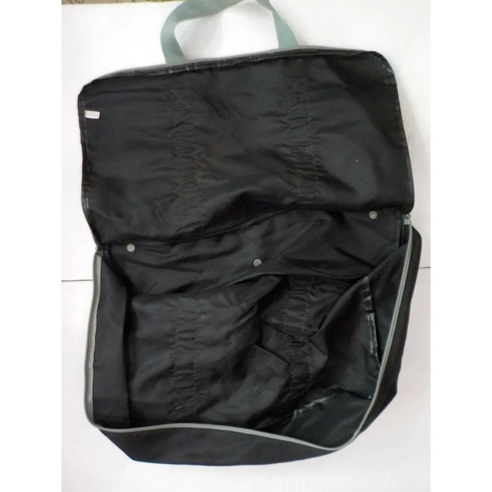 Rare Vtg 90s Coors Light Full Zip Duffle Bag Tote Sports Gear Blk/Silver 22